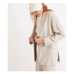 Madewell Breezewoven Linen Blend Blazer